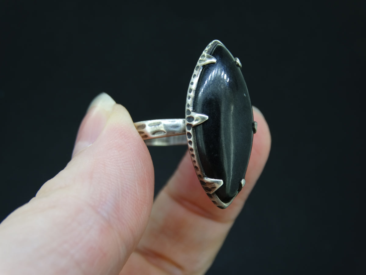 Edinburgh Castle Rock Sterling Silver Ring image 1