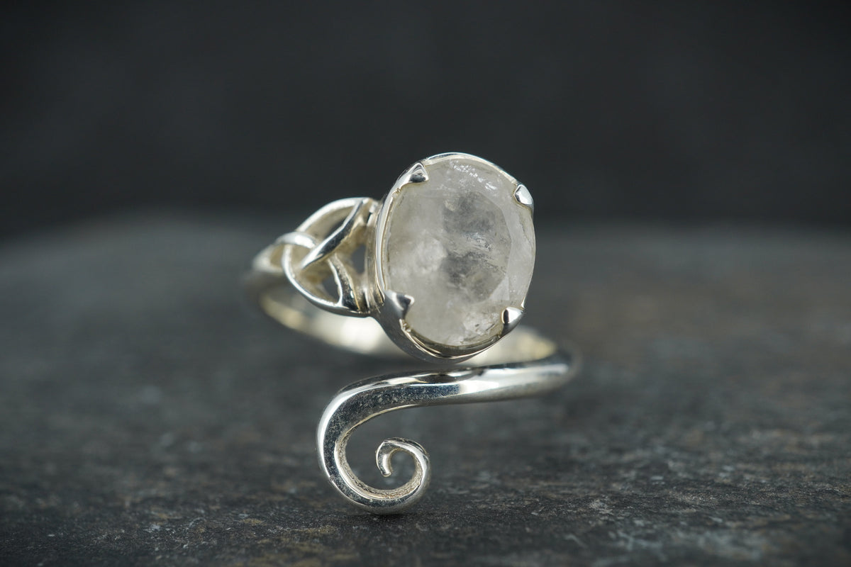 Orrock 'Diamond' Sterling Silver Celtic Ring image 0