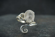 Orrock 'Diamond' Sterling Silver Celtic Ring image 0