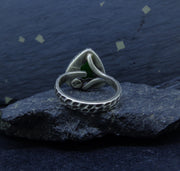 Canadian Jade Sterling Silver Ring image 6