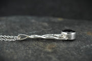 Cairngorm Quartz Sterling Silver Mother & Child Knot Pendant image 3
