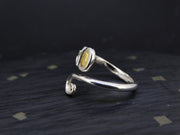 Gold Nugget Sterling Silver Celtic Wrap Ring image 2