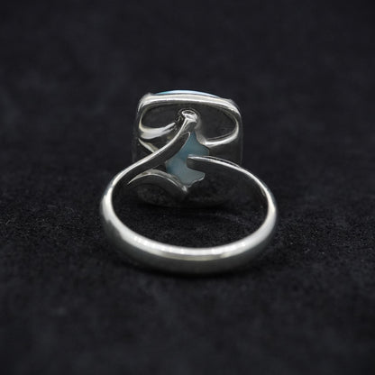 Larimar Adjustable Sterling Silver Ring image 4