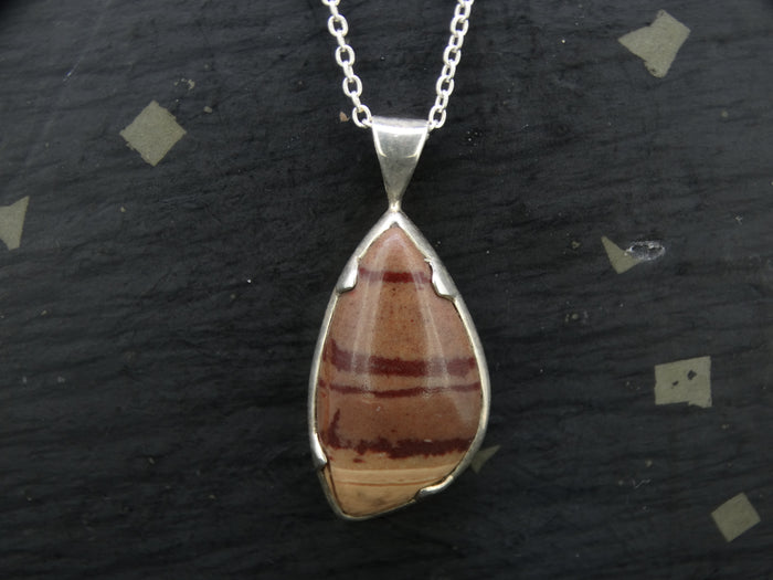 Arthur's Seat Jasper Sterling Silver Pendant image 0