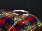Large Gold Nugget Sterling Silver Wedding Ring image 2