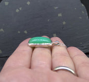 Jelly Chrysoprase Sterling Silver Pendant image 2