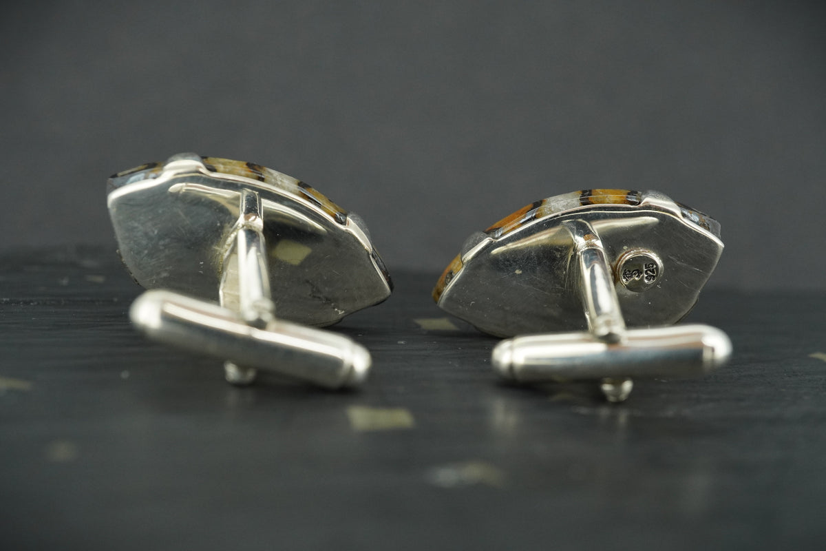 Ammonite Sterling Silver Cufflinks image 4