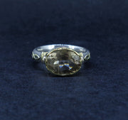 'Kiltyrie' Pertshire Smoky Quartz Scottish Gold & Silver Ring image 2