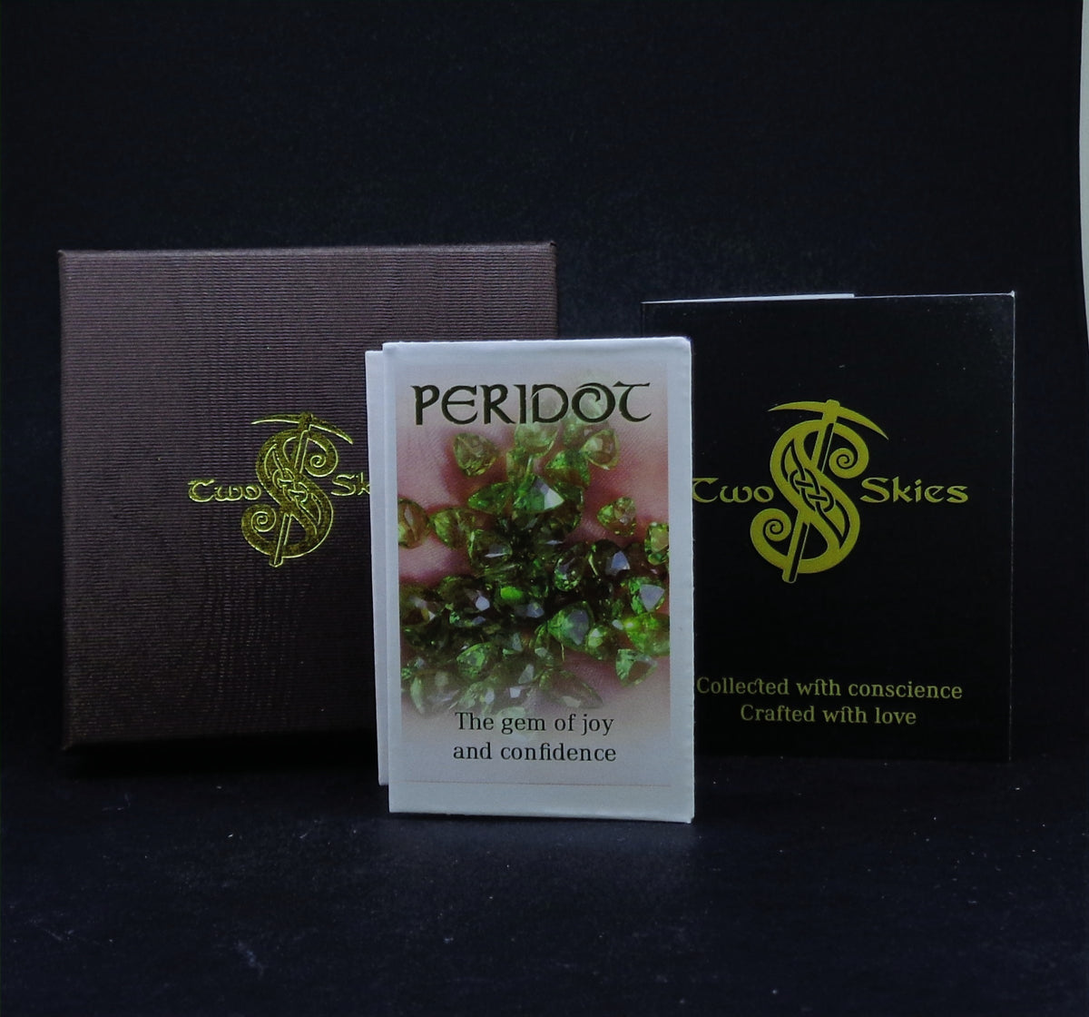 Peridot Sterling Silver Celtic Ring image 6
