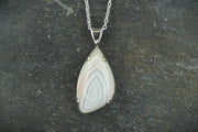 Scottish Agate Sterling Silver Pendant image 0