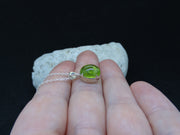 Peridot Sterling Silver Pendant image 1
