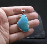 Turquoise Sterling Silver Pendant image 1