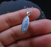 Opal Doublet Sterling Silver Pendant image 6