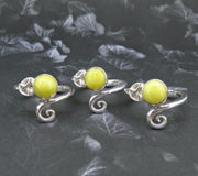 Highland Marble Celtic Knot Sterling Silver Ring image 4