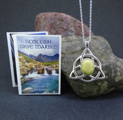 Skye Marble Celtic Knot Sterling Silver Pendant image 5