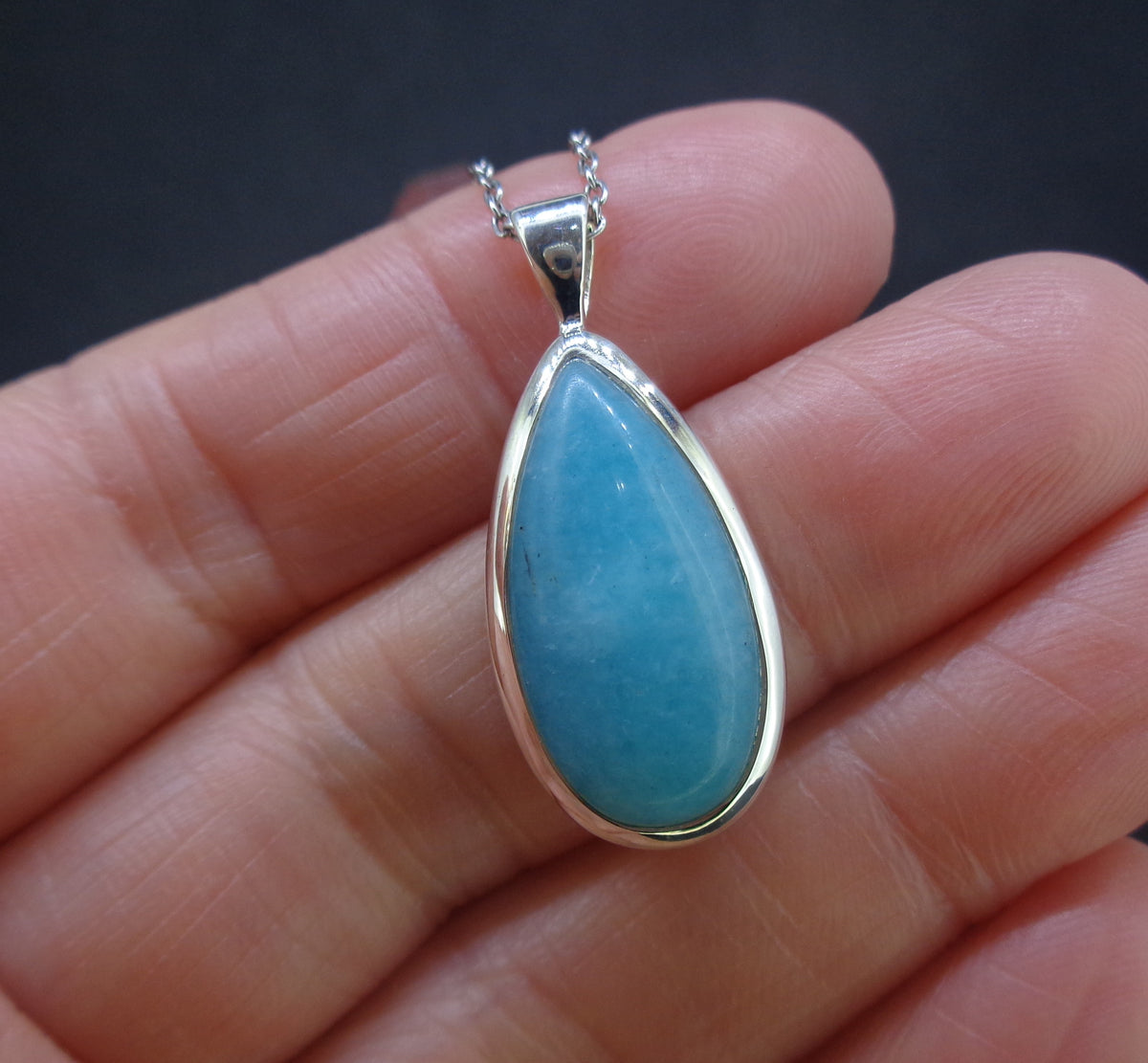 Amazonite Sterling Silver Pendant image 3