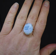 Larimar Sterling Silver Ring