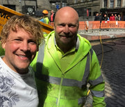Edinburgh Royal Mile Cobblestone Corded Pendant