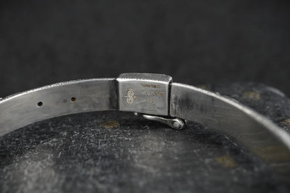 Scottish Sapphire & Diamonds with Scottish Gold, Sterling Silver Bracelet image 8