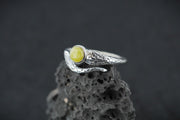 Skye Marble Sterling Silver Serpent Ring image 2