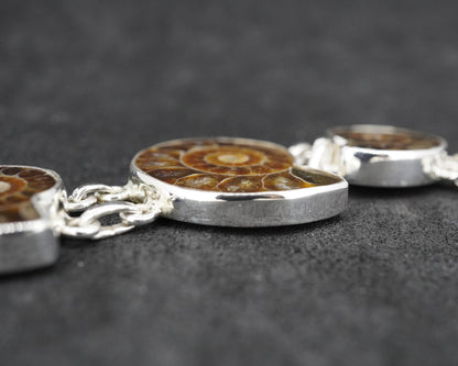 Ammonite Sterling Silver Bracelet image 3