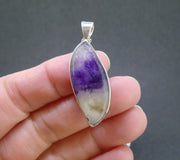 Blue John Sterling Silver Pendant image 4