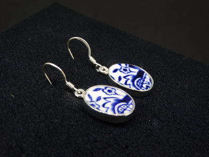 Old Willow 'Flower' Sterling Silver Earrings image 4