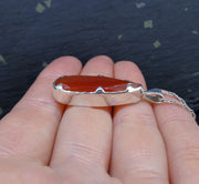 Carnelian Sterling Silver Pendant image 2