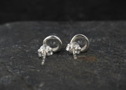 Edinburgh Sea Glass Sterling Silver Stud Earrings image 3