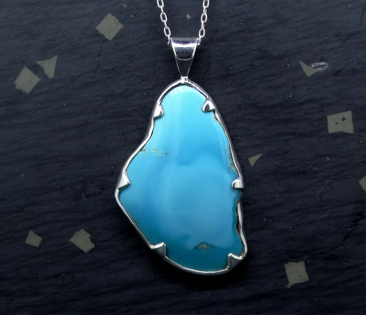 Turquoise Sterling Silver Pendant image 0