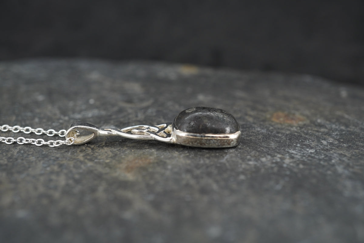 Edinburgh Cobblestone Sterling Silver Celtic Pendant image 2