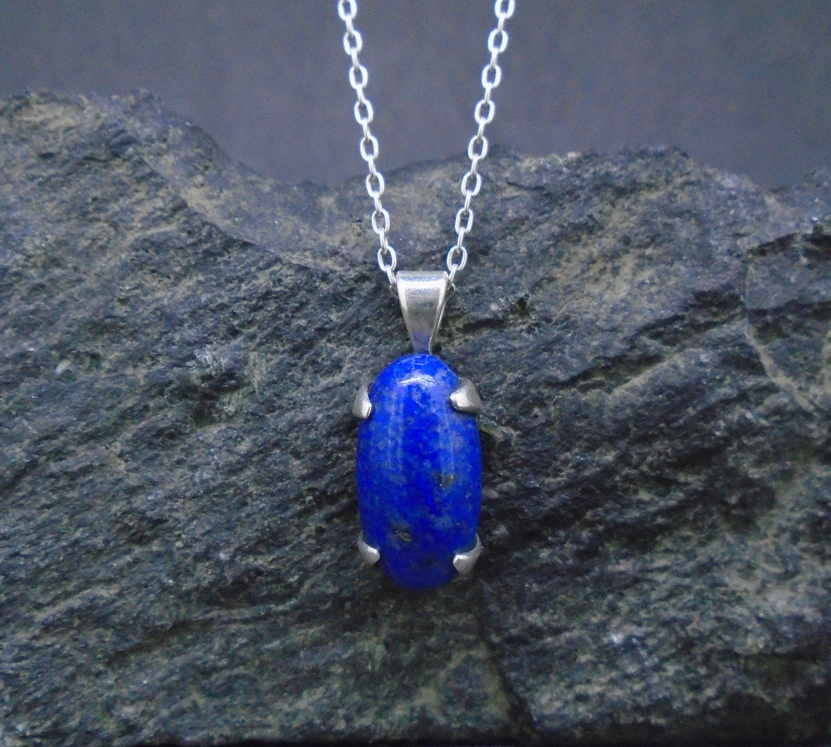 Lapis Lazuli Sterling Silver Pendant image 2