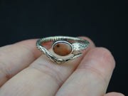 Scottish Isla Rose Sterling Silver Serpent Ring