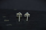 Peridot Sterling Silver Stud Earrings