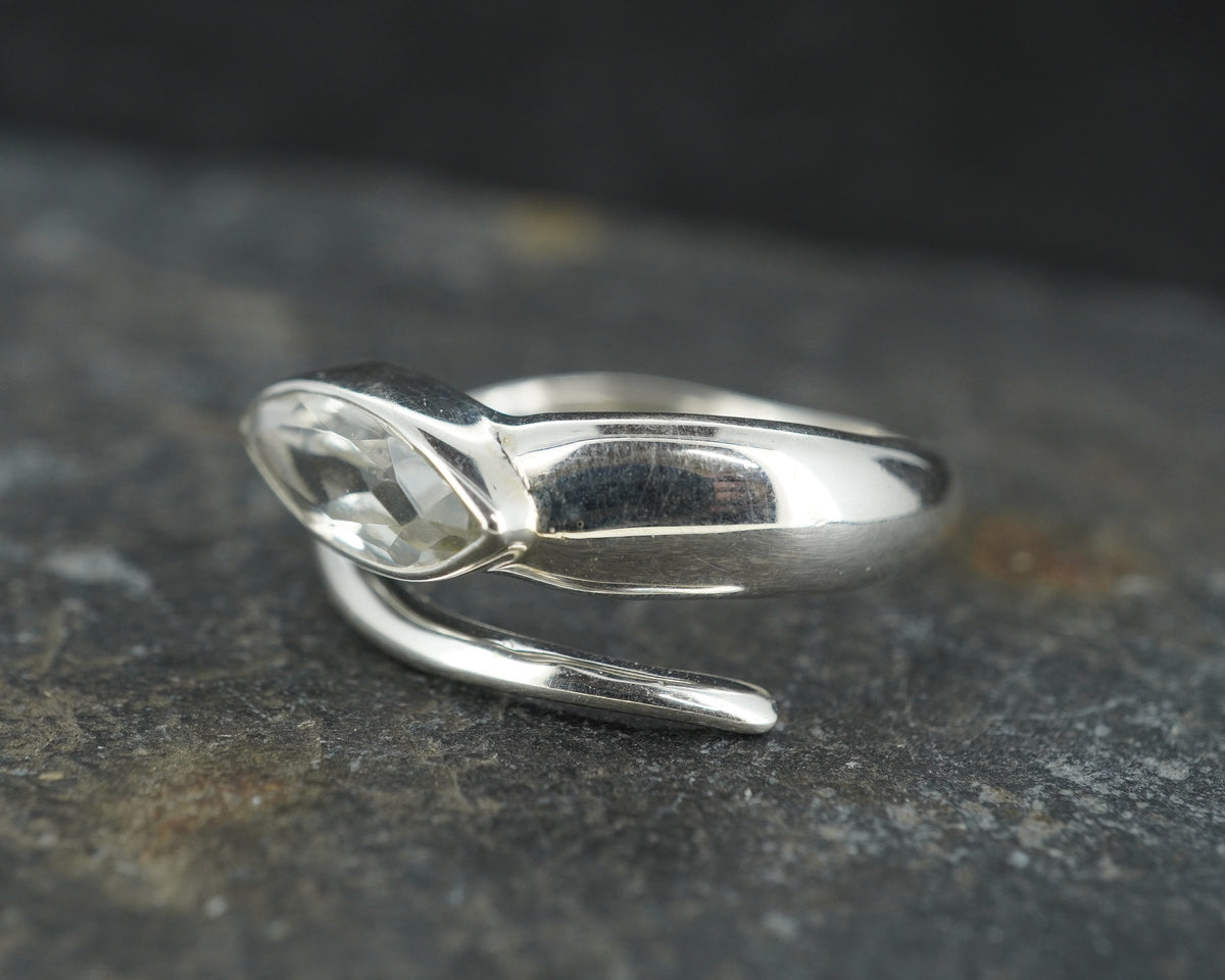 Edinburgh Sea Glass Sterling Silver Wrap Ring