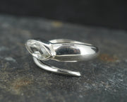 Edinburgh Sea Glass Sterling Silver Wrap Ring