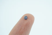 Oval Light Blue Silky Rare Scottish Sapphire Gemstone