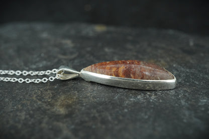 Arthur's Seat Jasper Sterling Silver Pendant