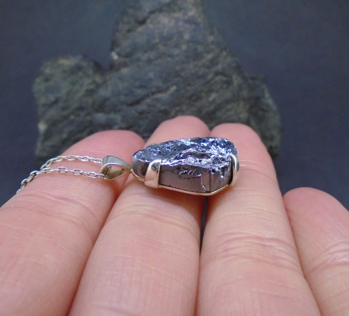 Silicon Sterling Silver Pendant