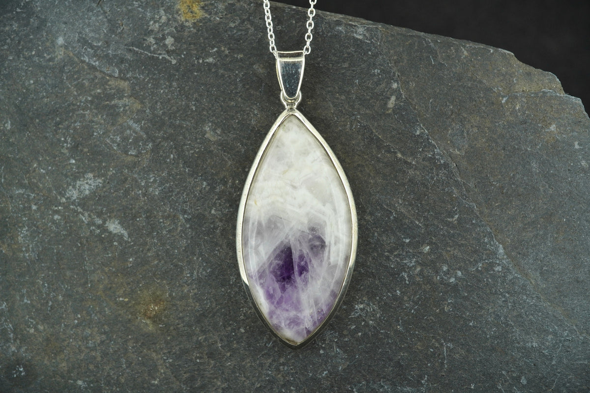 Cornish Amethyst Sterling Silver Pendant