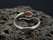 Scottish Isla Rose Sterling Silver Serpent Ring