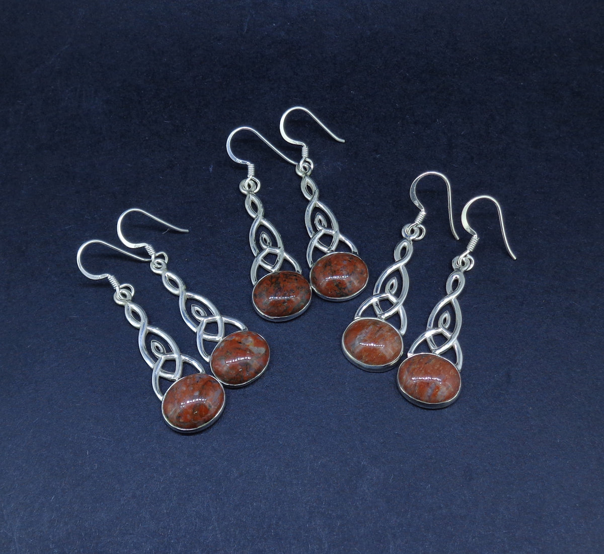 Lewisian Celtic Knot Sterling Silver Earrings