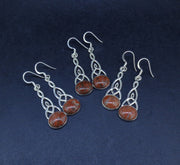 Lewisian Celtic Knot Sterling Silver Earrings