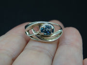 Blue Topaz Sterling Silver Ring
