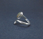 Welo Opal Sterling Silver Celtic Ring