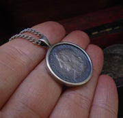 Bawbee Coin Sterling Silver Pendant