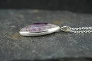 Blue John Sterling Silver Pendant