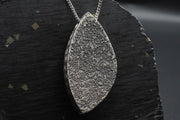 Natural Almandine Garnet in Matrix Pendant with 18ct Gold & Sterling