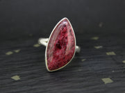 Thulite Sterling Silver Adjustable Ring