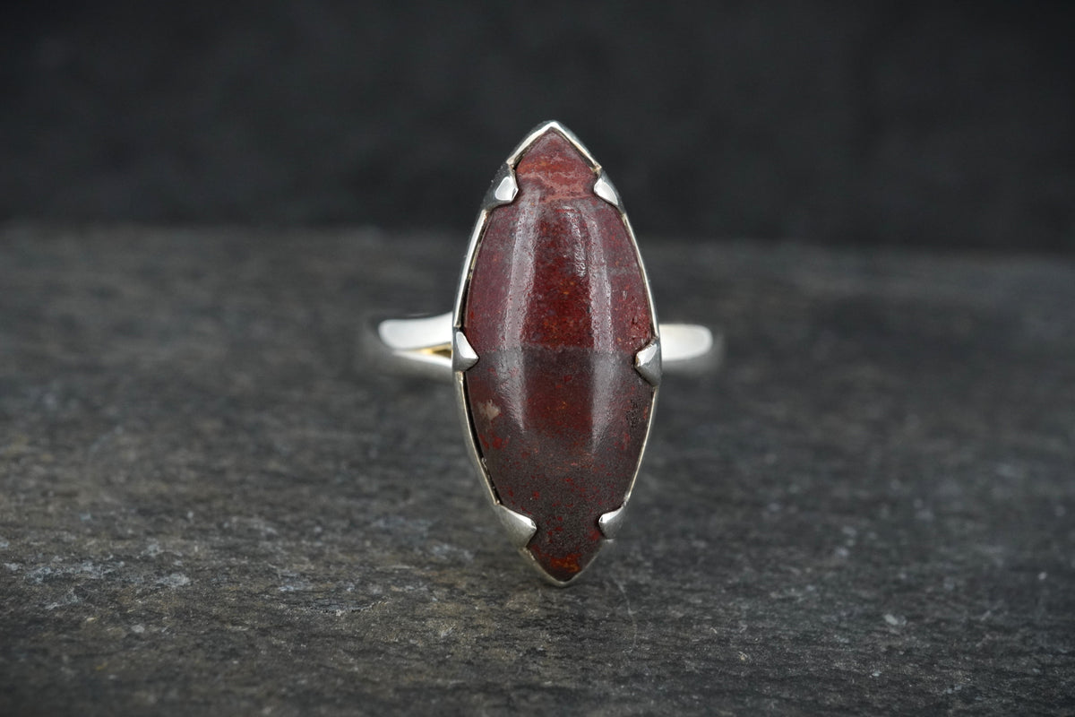 Arthur's Seat Jasper Sterling Silver Ring